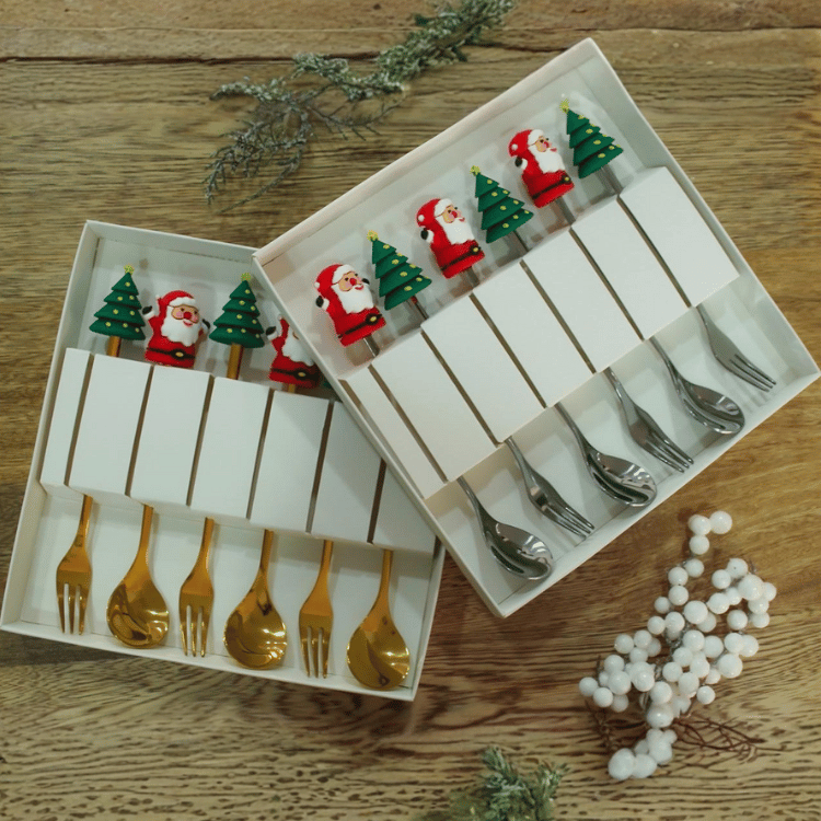 Cubiertos Para Postres | Navidad & Estilo