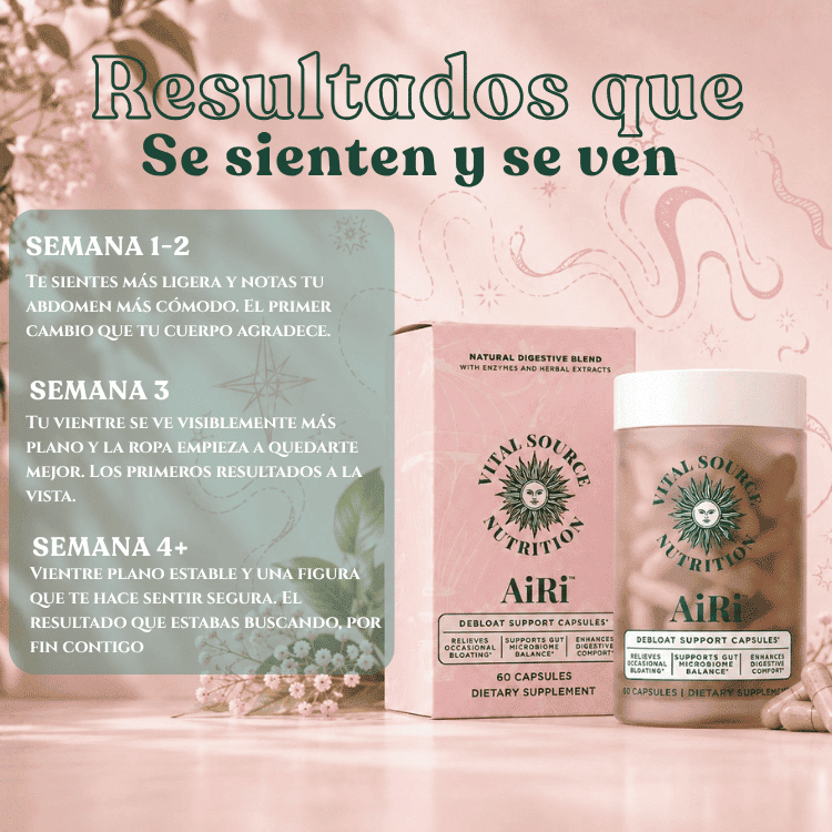 AiRi™ – Desinflama tu Barriga al Instante