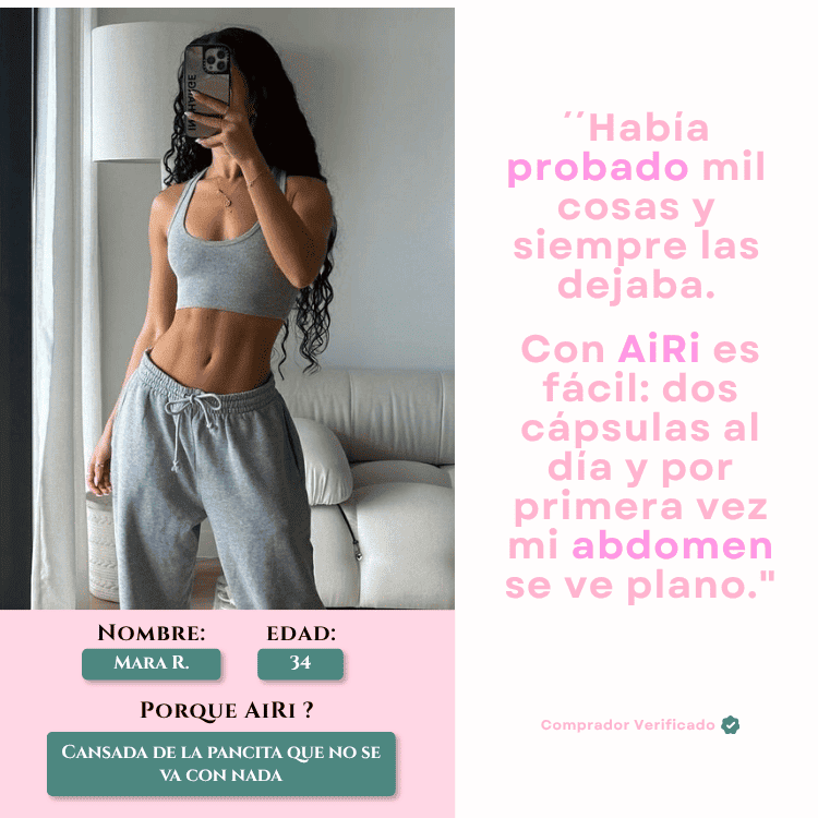 AiRi™ – Desinflama tu Barriga al Instante