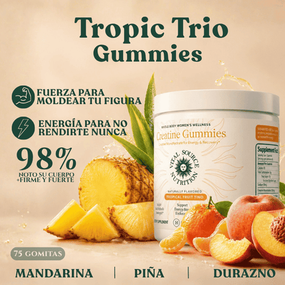 Tropical Trio Gummies™ – Glúteos Más Fuertes