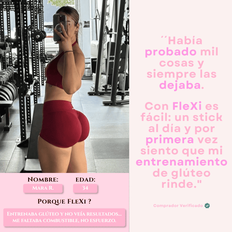 FleXi™ – Glúteos Más Fuertes + Plan Personal 🍑