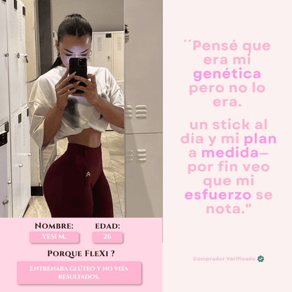 FleXi™ – Glúteos Más Fuertes + Plan Personal 🍑