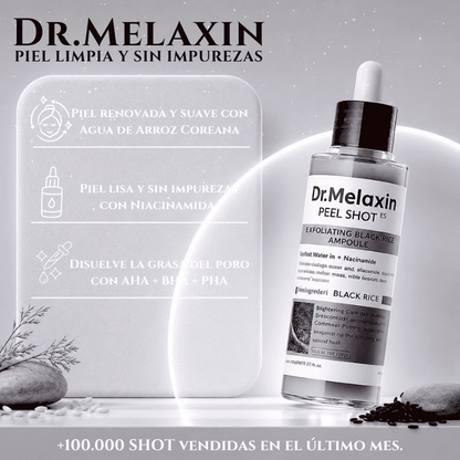 Dr.Melaxin Black & White Rice™ - Piel Lisa y Pura